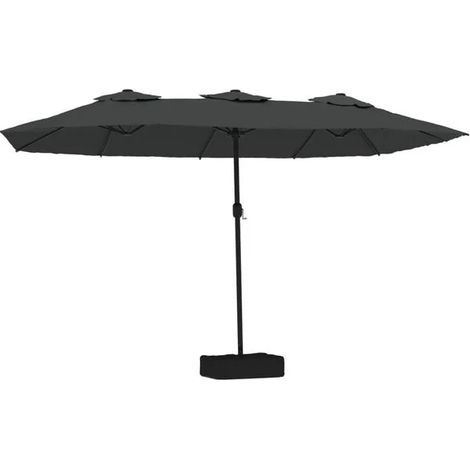 Parasol double anthracite, 449 x 265 cm (1/5)