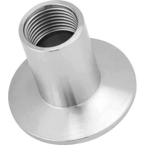 Raccord de tuyauterie sanitaire en acier inoxydable SS304 à bride femelle filetée (DN15) (1/5)