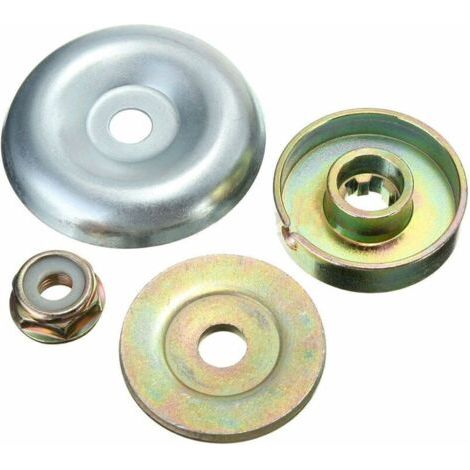 Lot De 4 Écrous De Rechange En Métal Pour Tondeuse À Gazon, Lame De Désherbeur De Rechange Pour Tondeuse À Gazon, Accessoires De Rechange Pour Brosse Coupe-Bordure, Coupe (1/5)