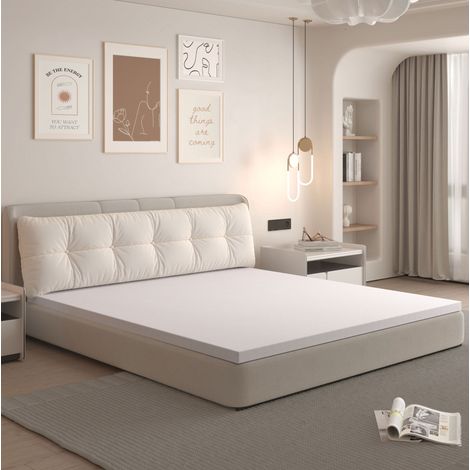Matelas confortable H3 160 x 200 x 5 cm en mousse blanche, déhoussable, certifié OEKO-TEX (1/5)