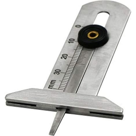 Jauge de Profondeur de Sculpture Pneumatique - Mesure de Sécurité de Pneu 0-30mm