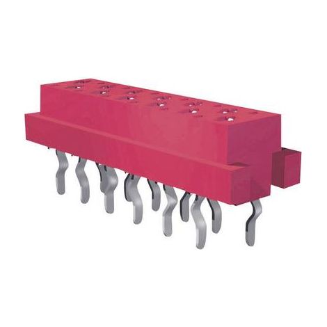 Boîtier femelle pour platines série Micro-MaTch TE Connectivity 8-215079-4 Nbr total de pôles 14 Pas (1/2)