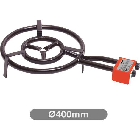 Quemador de gas doble Ø400mm para paelleras de Ø260mm a Ø600mm (1/5)