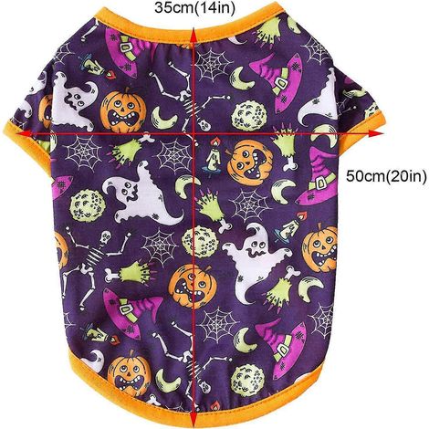 Collection Halloween - Nouveaux vêtements pour chiens - Décoration d'automne pour animaux de compagnie (1/2)