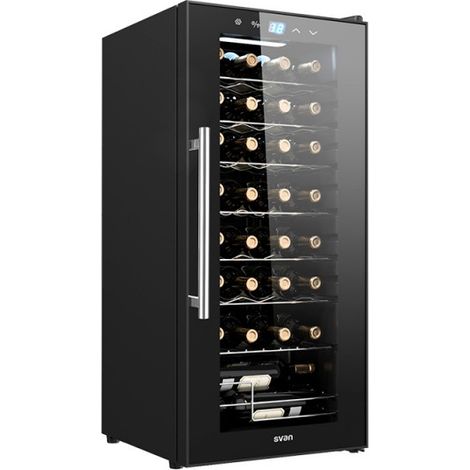 Vinoteca SVAN SVN3200S Libre instalación, 8, 32 botellas, Clas