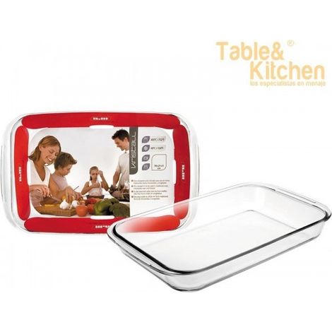 FUENTE HORNO RECTANGULAR KRISTALL 23X15 - IBILI