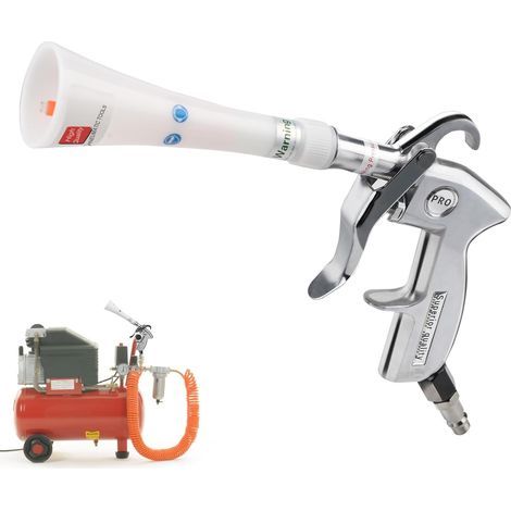 Pistolet de Soufflage Haute Pression Nettoyage Voiture avec Pistolet à Air Comprimé, Outil Pneumatique pour Compresseur d'Air (1/5)