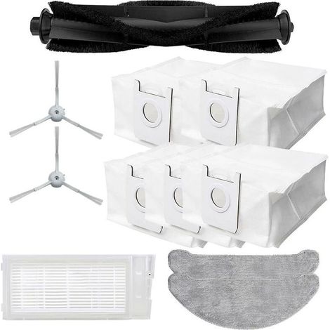 HEPA-Filter, Seitenbürsten und Staubbeutel aus Stoff für den Xclea H30 Plus Saugroboter (1/5)
