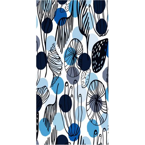 Serviette De Plage En Microfibre - Double Éponge Imprimée - Pour Piscine Et Extérieur - 80x160cm (1/5)