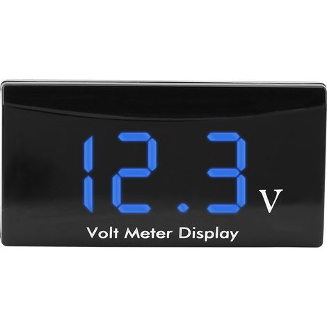 Motorcycles Voltmeter Digital BLUE Cars 12V and for Portable Compact (1/5)