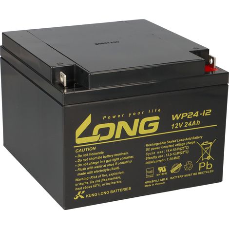 Akku für Panasonic LC-P1224APG 12V 24Ah AGM Batterie (1/5)