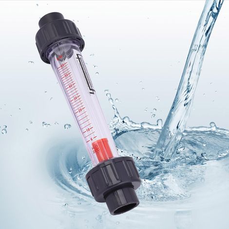 Débitmètre à tube plastique LZB-15(D), débitmètre pour liquides, haute précision, résistant aux alcalis et aux acides, 6-60 l/h (1/5)