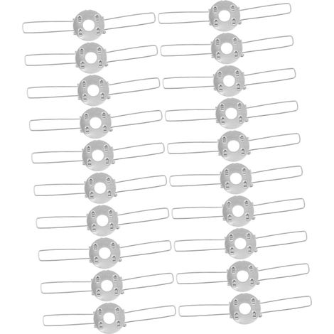 10pièces Crochet de Suspension Luminaire Fer Lot de Anneau Porte lampe Résistant pour Fixation Plafond Boucle Suspendue Polyvalente (1/5)
