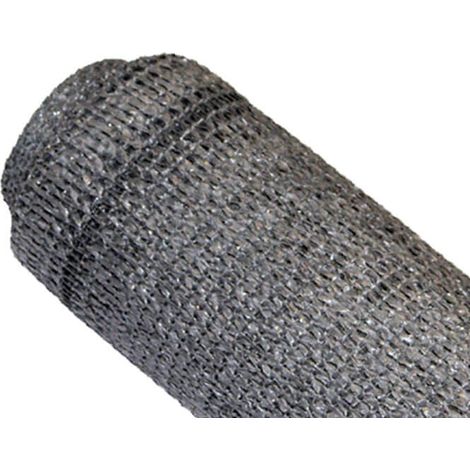 Brise-vue 85% - Gris Clair - 130gr/m² - Boutonnières Gris Clair 1.50m x 5m (1/4)