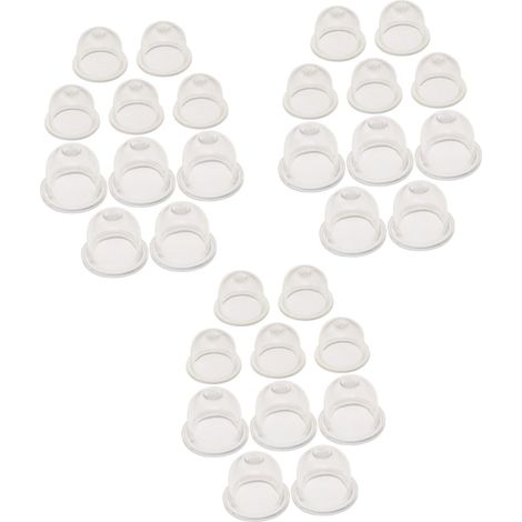 Lot De 3 Ampoules Damorçage De Pompe À Huile Pour Tondeuse À Gazon Remplacement Pour Tronçonneuse Et Tondeuse À Haie Taille 10 Pièces X 3 (1/5)