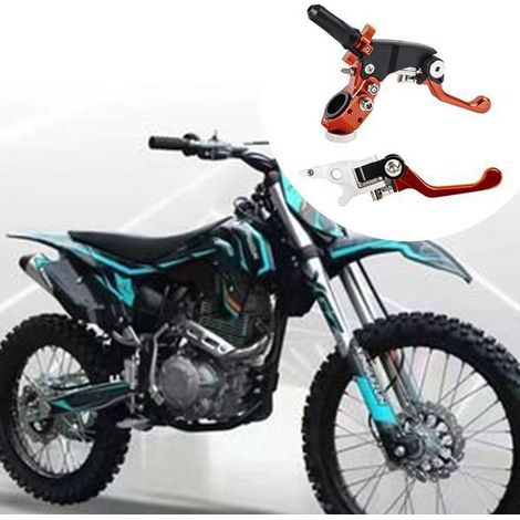 1 pair of off-road motorcycles, high-performance ASV folding handlebars, clutch levers, brake levers, CRF, YZF, CQR. (1/4)