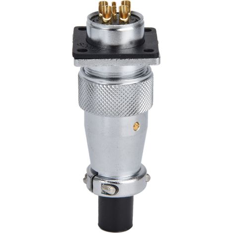 Connecteur aviation 6 broches en alliage de zinc étanche WS20, prise et fiche aviation 500 V CA (1/5)