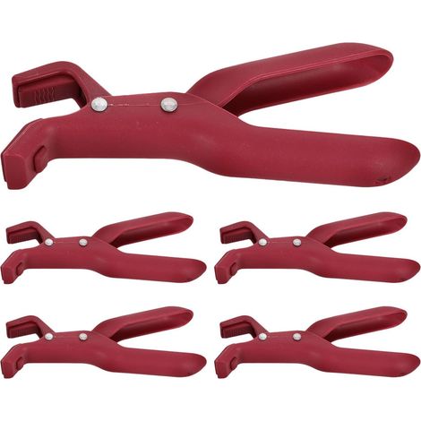 5 Stück Silikon Anti verbrennungs küchenclip