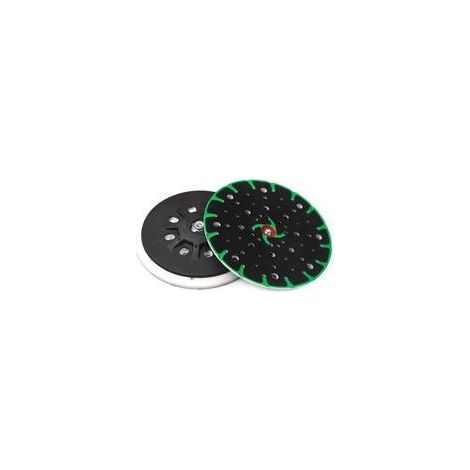 Patin de ponçage 150 mm, filetage de raccordement M8 - 49 trous avec vis avec fonction dépoussiérage, compatible avec ponceuse excentrique Festool Rotex RO, ETS 150, ETS EC 150 (1/4)