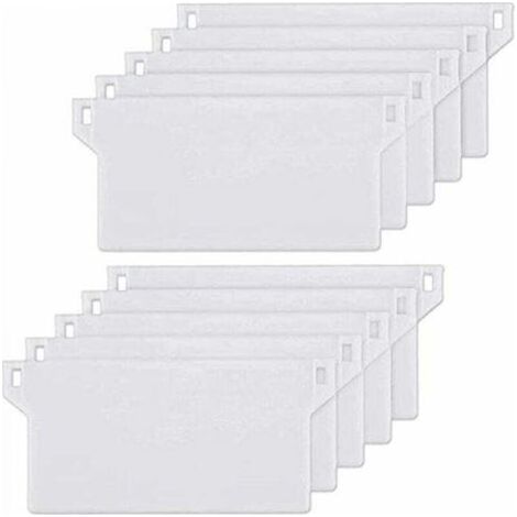 10 pièces plaque de poids pour stores californiens stores verticaux plaque de poids lamelle de store vertical pièce de rechange blanc 127mm (1/5)