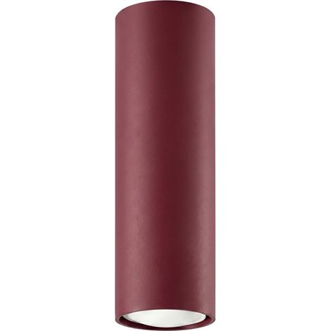 Deckenleuchten Lagos burgund 1xGU10 6cm Stahl Sollux (1/5)