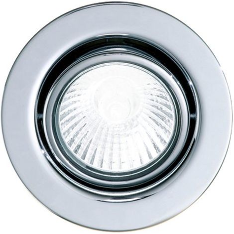 EGLO Einbauspot 12V illuminazione da soffitto Cromo GU5.3 20 W C [Classe di efficienza energetica C]