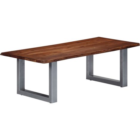 Table basse 115x60x40 cm différentes couleurs couleurs dans la structure en acier en forme U Couleur : Marron (1/5)