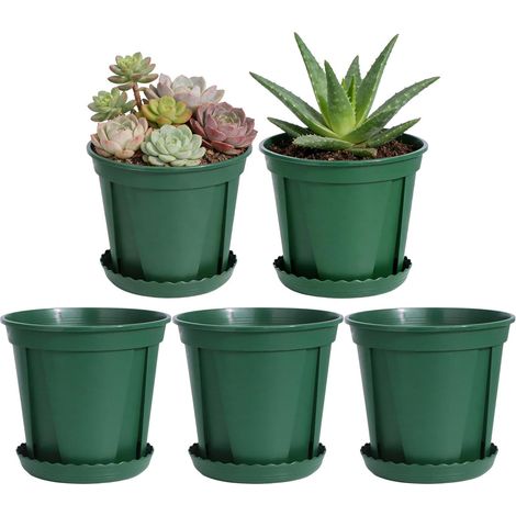 Töpfe 5 teilige UV beständige Gartendekoration Blumentöpfe