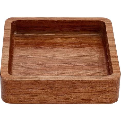 Plateau carré en bois d’acacia 10 cm – robuste et élégant