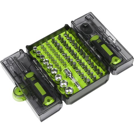 Sealey S01336 Siegen Socket & Bit Set 1/4""Sq Drive 78pc (1/4)