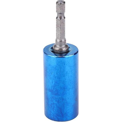 Jeu de douilles universelles 7-19 mm avec adaptateur de perçage 3/8 pouce (bleu)