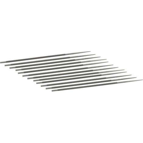 Lima tonda per affilare catene, diametro 4,8 mm, lunghezza 200 mm - 12 pezzi. 37270607 (1/2)