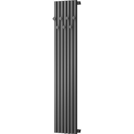 Mexen Flux radiatore decorativo da bagno 1500 x 340 mm, 630 W, antracite - W127-1500-360-00-66 (1/3)