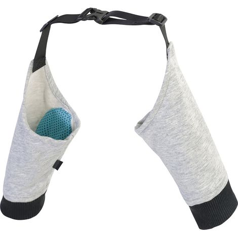 Protège-coude chien réglable, manchon patte avant pour récupération blessure, attelle orthopédique animal, paire de 2, ajustable, confortable. (1/5)