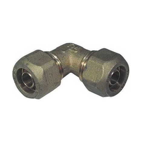 GOMITO A 90° DOPPIO PER TUBO COBRA-PEX Misura: 18 x 18