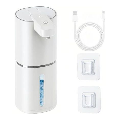 Distributeur automatique de savon liquide, distributeur de savon liquide sans contact, distributeur de savon mural, distributeur de savon rechargeable (1/4)