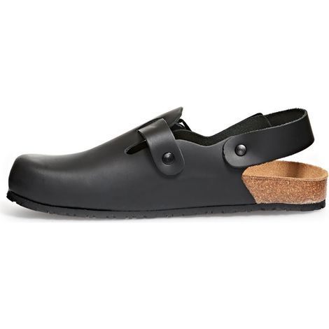 Abeba (8045) Clog Berufsschuhe Nature OB schwarz 40