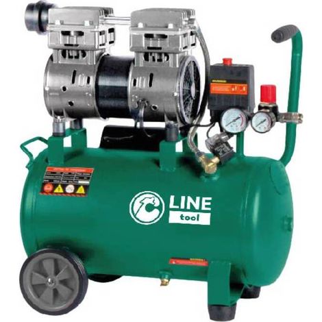 C COMPRESSORE OILLESS 24L 1HP 8 BAR SILENTAIRC-24