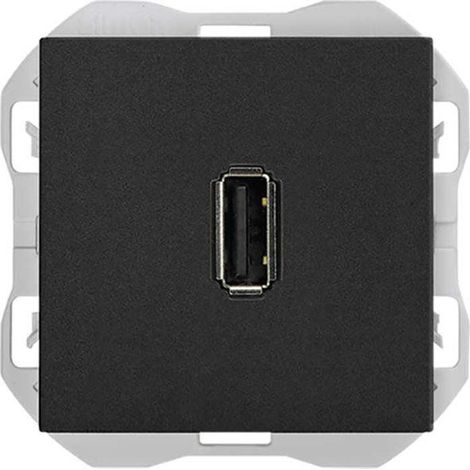 SIMON 270 Connettore dati USB tipo A nero opaco 20000090-098