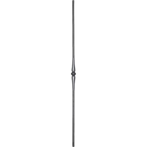 Deco Fer Forge – Barreau lisse fer forgé 1000mm Ø14mm – À souder pour applications décoratives – Brut pour peinture ou vernissage