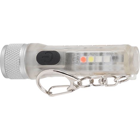 Mini lampe torche porte-clés à lumière puissante, portable, pour l'extérieur. Lampe torche LED multifonction ultra-lumineuse, rechargeable par USB, modèle fluorescent. (1/5)