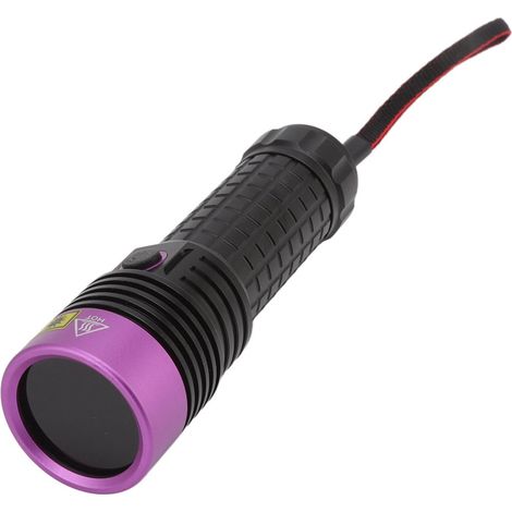 Lampe torche Y40 à lumière violette, LED haute puissance 365 nm, lampe UV pour la détection de contamination par l'huile et l'identification des bijoux (1/5)
