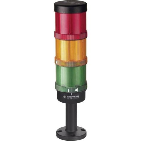Werma Signaltechnik KombiSign 72 columna de señalización rojo amarillo verde
