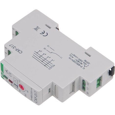 Détecteur de phase CKF-317 - 3x400/230V - Protection moteur - Réglable et fiable (1/5)