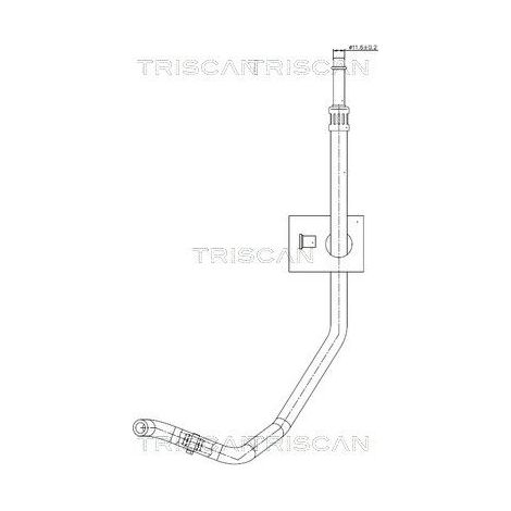 Tuyau hydraulique, direction TRISCAN 8516 11039 BMW 32 41 1 093 928