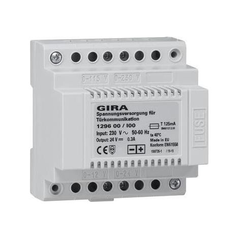 Gira Spannungsvers. DC 24 V 300 mA REG Elektronik 129600 (1/5)