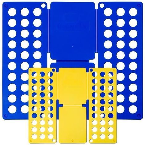 Planche À Plier pour Vêtements Adulte Enfant en Plastique Professionnelle Plieur de Linge pratique Plaque De Pliage T-Shirt Chemise (1/4)