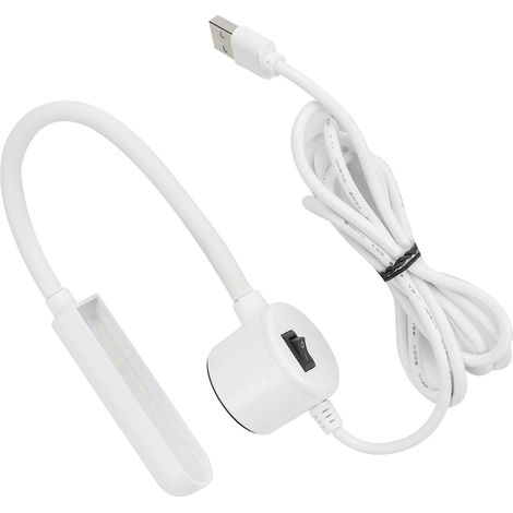 Lampe à coudre 30 LED, protection des yeux, éclairage USB, base magnétique pour machine à coudre, luminaire flexible. (1/5)