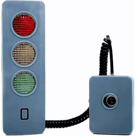 LYERCW - Aide au stationnement en garage, alarme d'aide au stationnement à LED, capteur d'aide au stationnement en garage, capteur de pare-chocs à LED avec panneau d'arrêt et hauteur réglable, aliment (1/5)