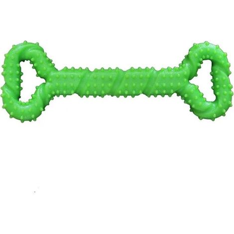 Robustes Hundekauspielzeug in Knochenform, extra groß, mit konvexem Design. Starkes Zerrspielzeug für aggressive Kauer, mittelgroße und große Hunde. Zahnreinigung. (1/5)